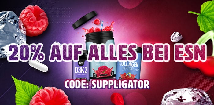 20% zniżki na wszystko w ESN z kodem SUPPLIGATOR