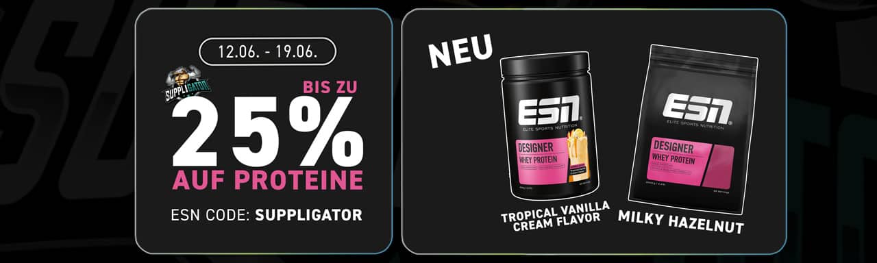Promocja ESN EM – do 25% zniżki na białka + limitowana edycja smaku Designer Whey EM