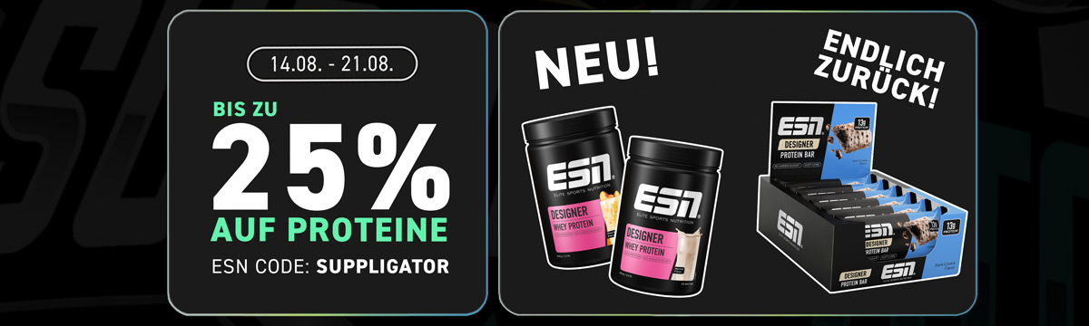 Promocja na białka ESN z rabatem do 25% i nowymi produktami
