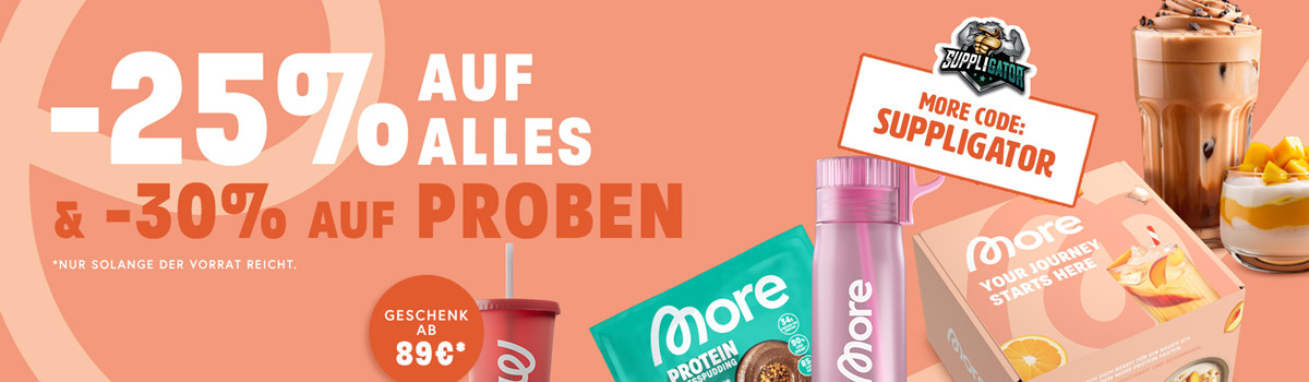 25% zniżki na wszystko w More + Premiera nowych produktów
