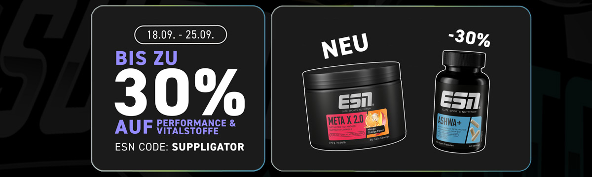 Zaoszczędź nawet 30% dzięki promocji na produkty ESN Performance i substancje odżywcze z okazji premiery Meta X 2.0