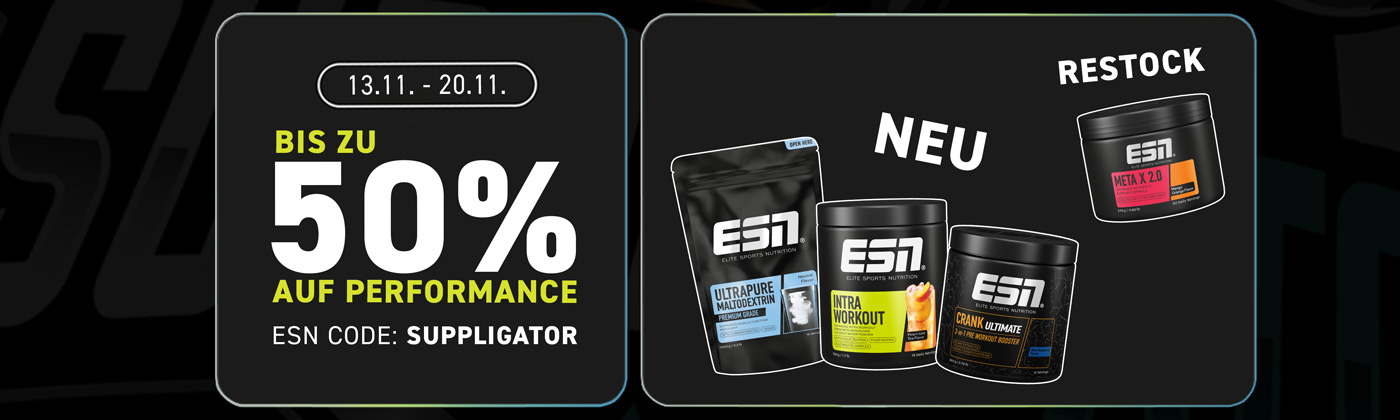 Do 50% zniżki w ramach promocji ESN Performance