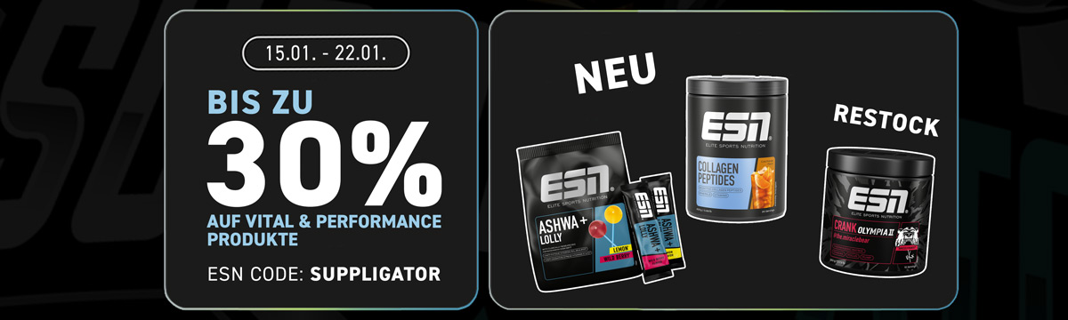 Aż do 30% w ramach promocji ESN Performance & Vital z okazji premiery Ashwa+ Lolly