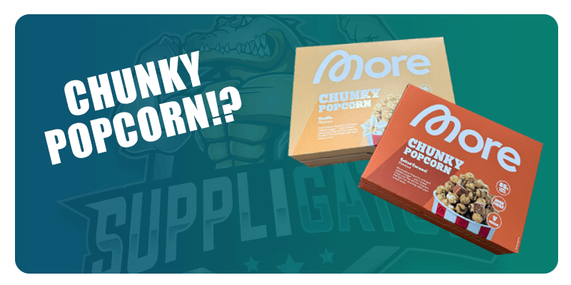 Popcorn „Chunky” marki More – zdrowa przekąska z mniejszą ilością cukru