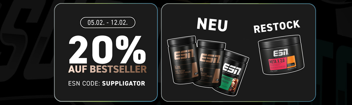20% zniżki na bestsellery podczas ESN Bodybuilding Week z okazji premiery Elite Whey