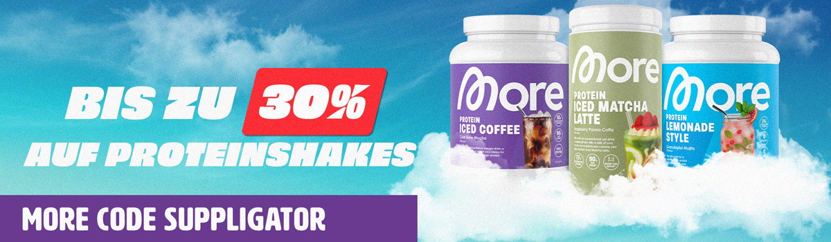 Do 30% zniżki na produkty z serii „More Proteine” + premiera mrożonej matcha latte z malinową panna cottą