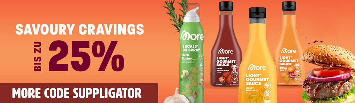 Do 25% zniżki na produkty z serii „More Savoury Cravings” oraz na nowość – spray olejowy z masłem ziołowym