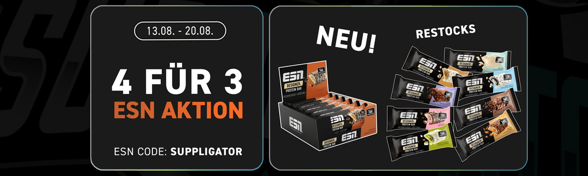 Promocja „4 za 3” w ESN z okazji premiery batonika Designer Bar o smaku orzecha laskowego i karmelu