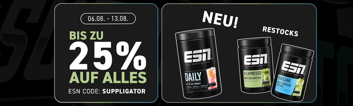 Aż do 25% zniżki na wszystko w ESN + nowy Daily Cactus Fruit