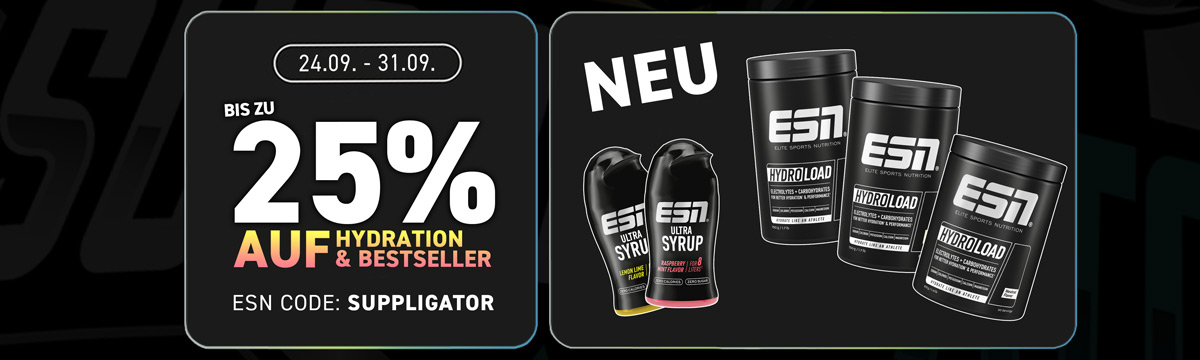 Aż do 25% zniżki w ESN na produkty nawadniające oraz promocja na bestsellery – nowość: Hydroload!