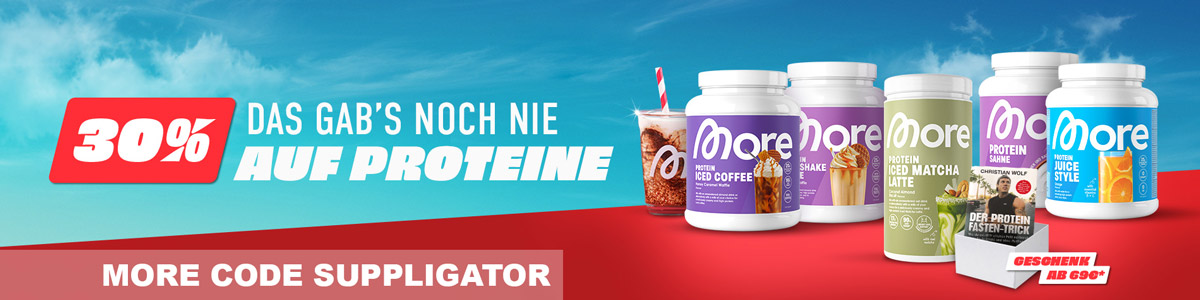 30% zniżki na wszystkie produkty białkowe w More