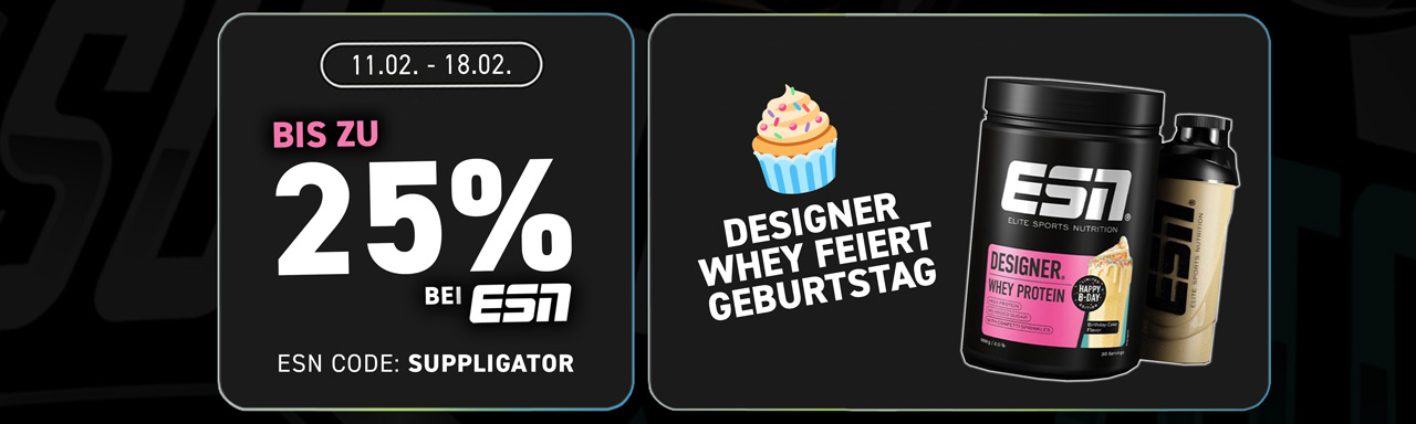 ESN Designer Whey Birthday – wiele nowych produktów i uzupełnień zapasów