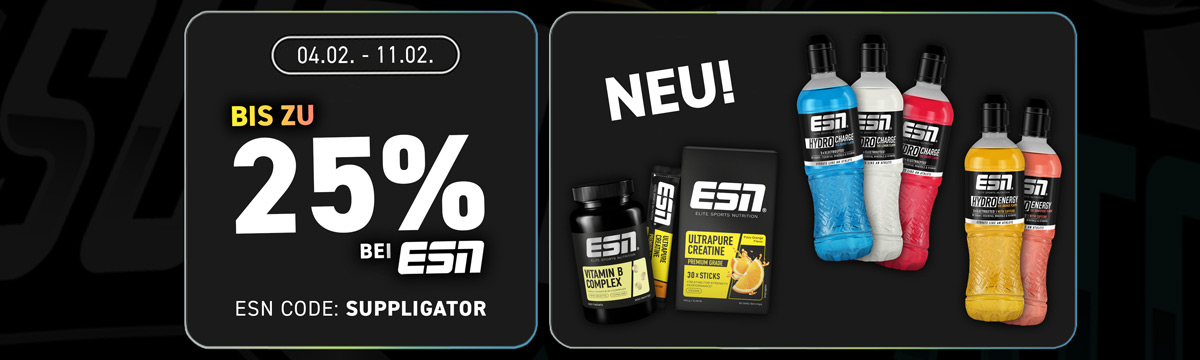 Do 25% zniżki w ramach promocji na produkty ESN Performance i substancje odżywcze