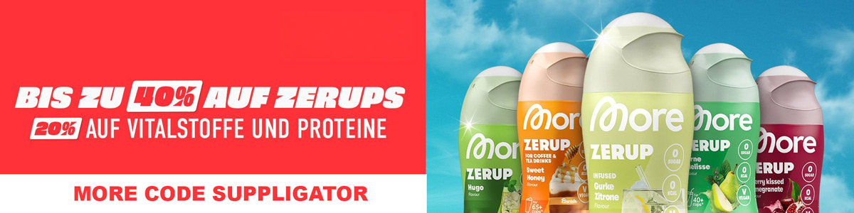 Aż do 40% zniżki w ramach promocji More Zerup – oferty specjalne i nowości