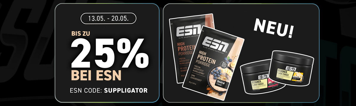 Do 25% zniżki w ESN – wiele nowych produktów