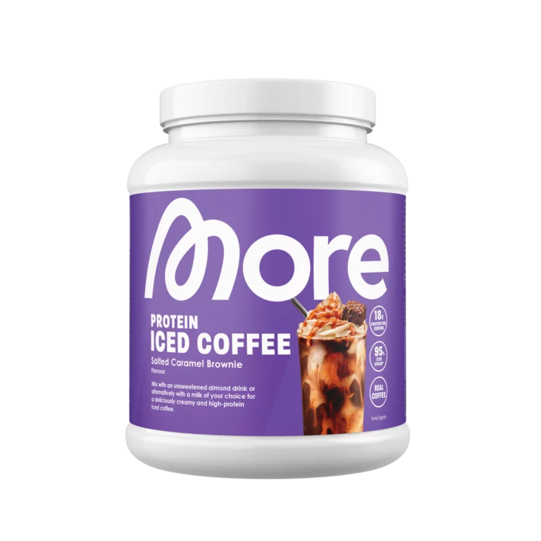 Protein Iced Coffee Salted Caramel Brownie