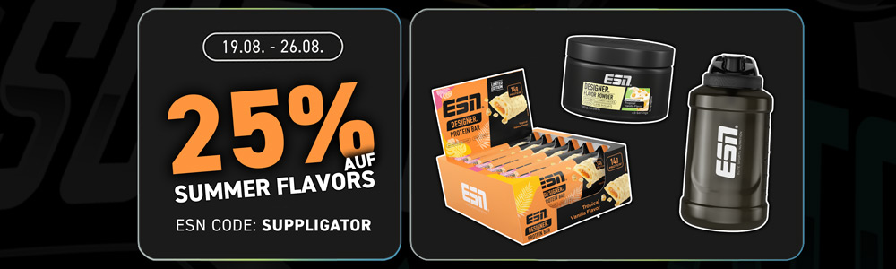 Promocja ESN „Summer Flavors” – 25% zniżki na ISOCLEAR, Whey i nie tylko!