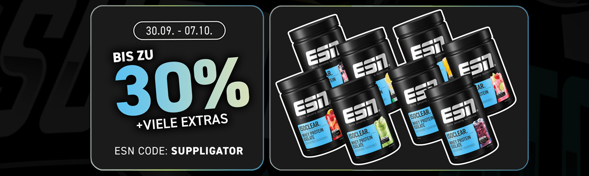 Do 30% zniżki w ramach tygodnia ESN Hydration & Immunity Week