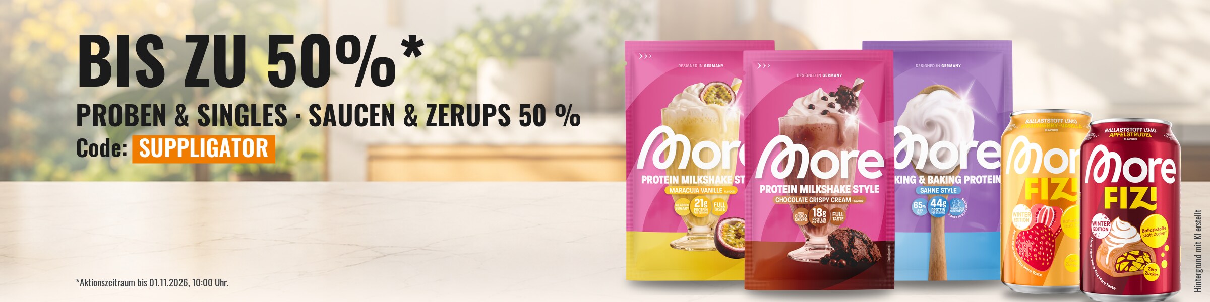 More: promocja na próbki i single packi – nawet 50 % + 50 % na sosy Light Gourmet i Zerupy