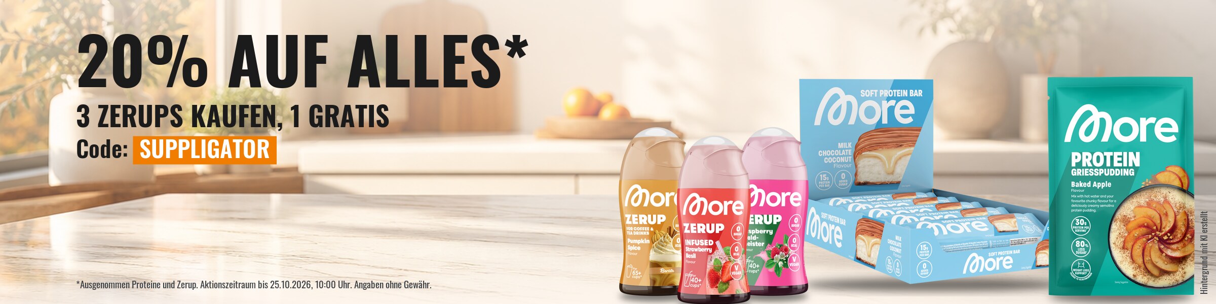 More przedłuża promocję 20 % na wszystko – kup 3 produkty Zerups, a 1 dostaniesz gratis