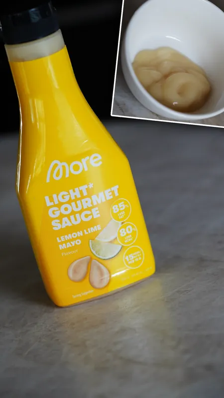 More Light Gourmet Sauce & Salad Dressing – Lemon Lime Mayo, z miseczką